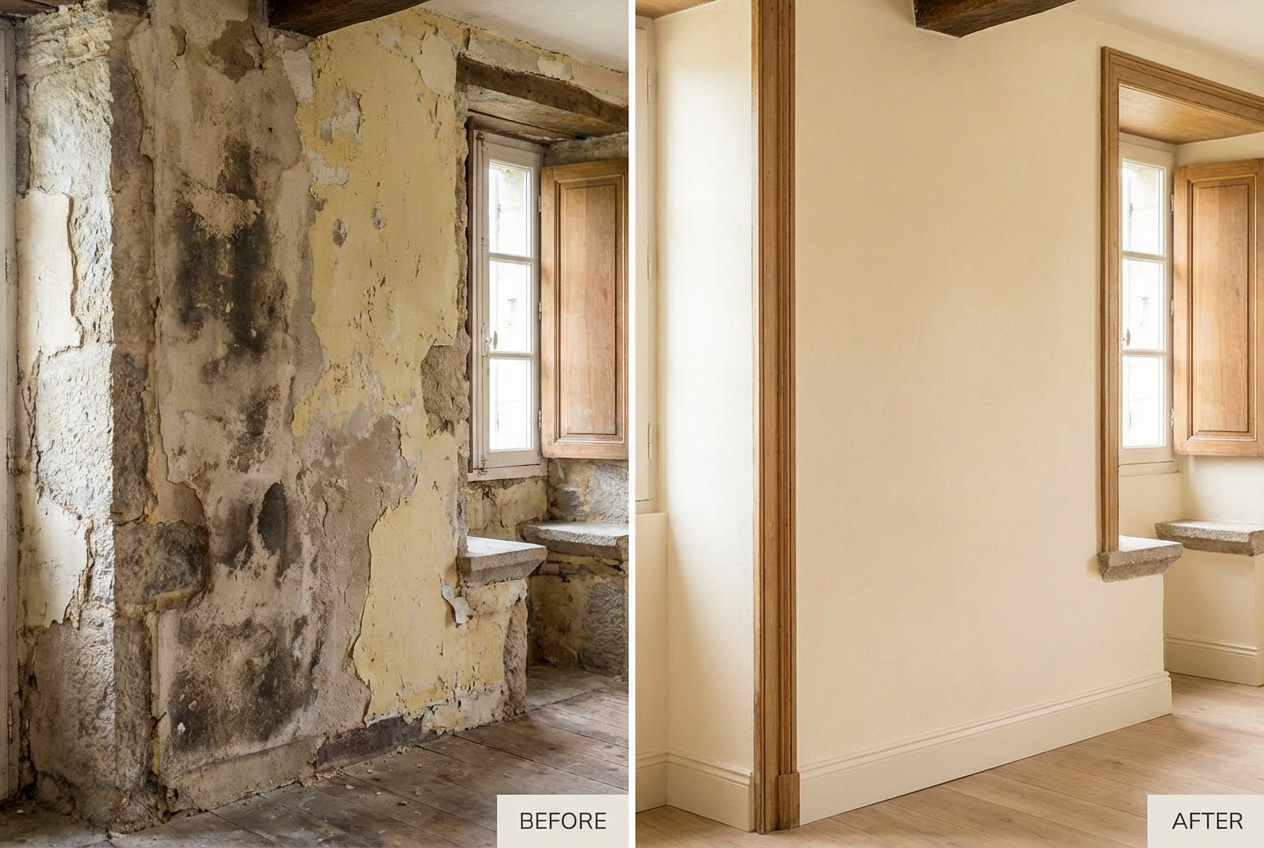 Apres traitement humidite votre ville